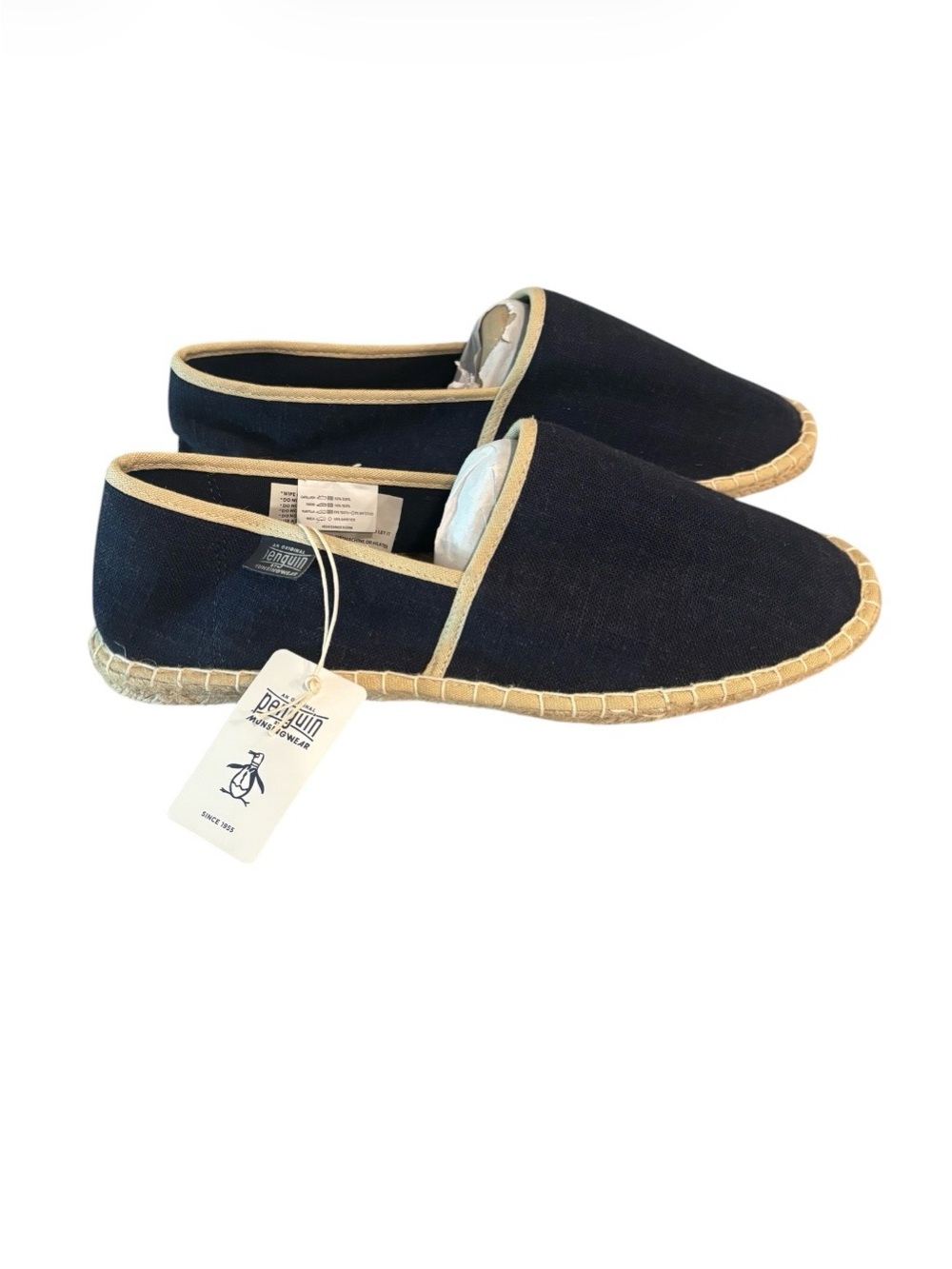 Original Penguin Men’s Navy Blue Canvas Espadrilles